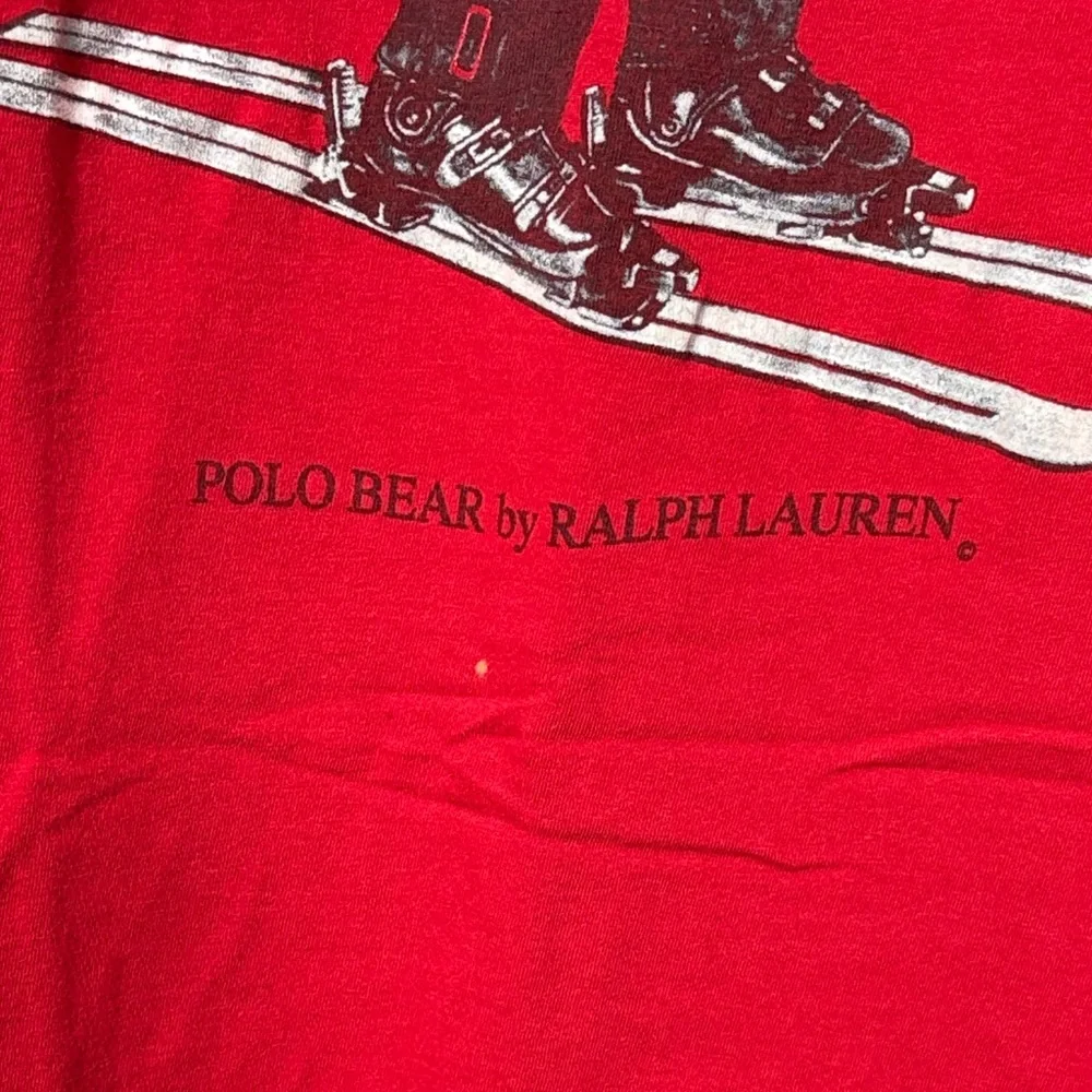 Vintage Polo by Ralph Lauren Ski Bear Short Sleeve Tee